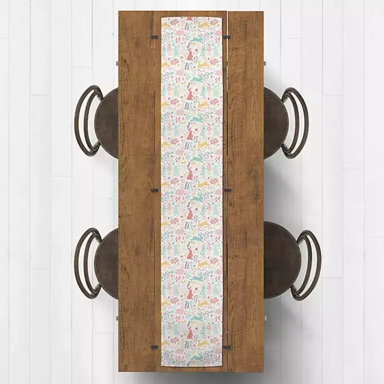 Discount Pastel Easter Pattern Table Runner, 90 in. Easter Decorations