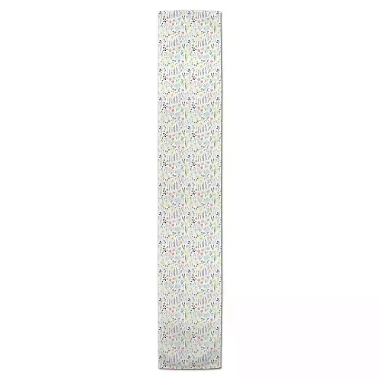 Kirklands Home Table Linens|Pastel Floral Stems Table Runner, 72 in. Multi