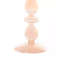 Outlet Pastel Glass Taper Candle Holders, Set of 3 Candle Holders