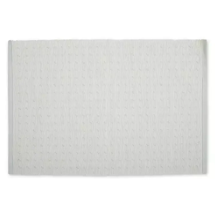 Kirklands Home Table Linens|Pastel Misty Dobby Placemats, Set of 6 Blue