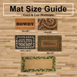 Kirklands Home Doormats|Patterned Pineapples Home Coir Doormat