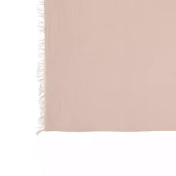 Discount Peach Crinkled Cotton Fringe Throw Blankets & Throws