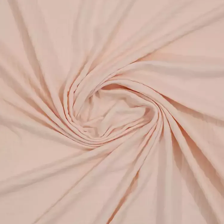 Discount Peach Crinkled Cotton Fringe Throw Blankets & Throws