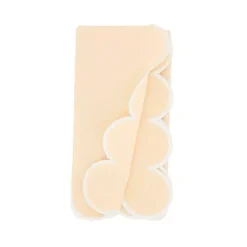 Kirklands Home Table Linens|Peach Scalloped Edge Napkins, Set of 4 Yellow