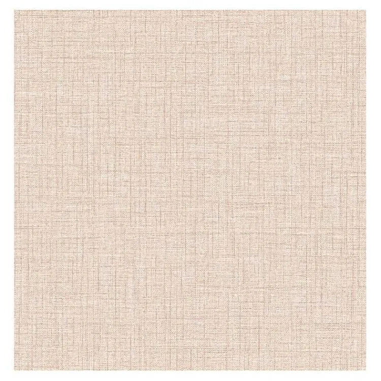 Kirklands Home Wall Murals & Wallpaper|Peach Textured Faux Fabric Peel & Stick Wallpaper