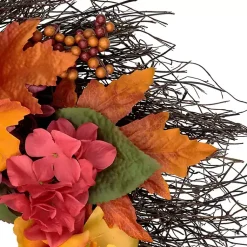 Peony and Mum Floral Wreath Wreaths