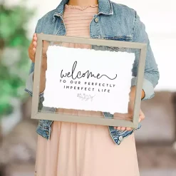 Kirklands Home Wall Quotes & Signs|Perfectly Imperfect Life Wall Plaque