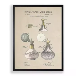 Kirklands Home Framed Art|Perfume Patent Framed Art Print
