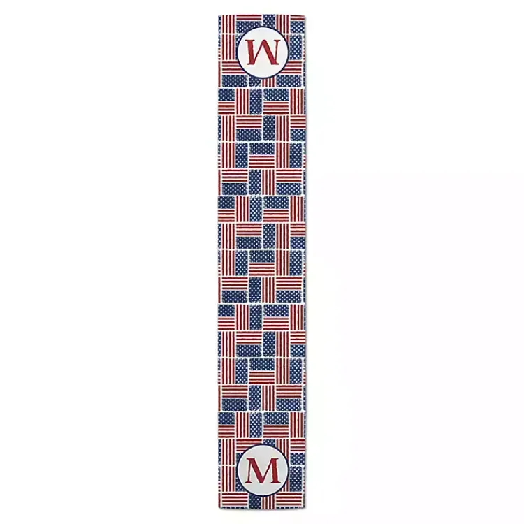 Kirklands Home Table Linens|Personalized American Flag Table Runner, 72 in.