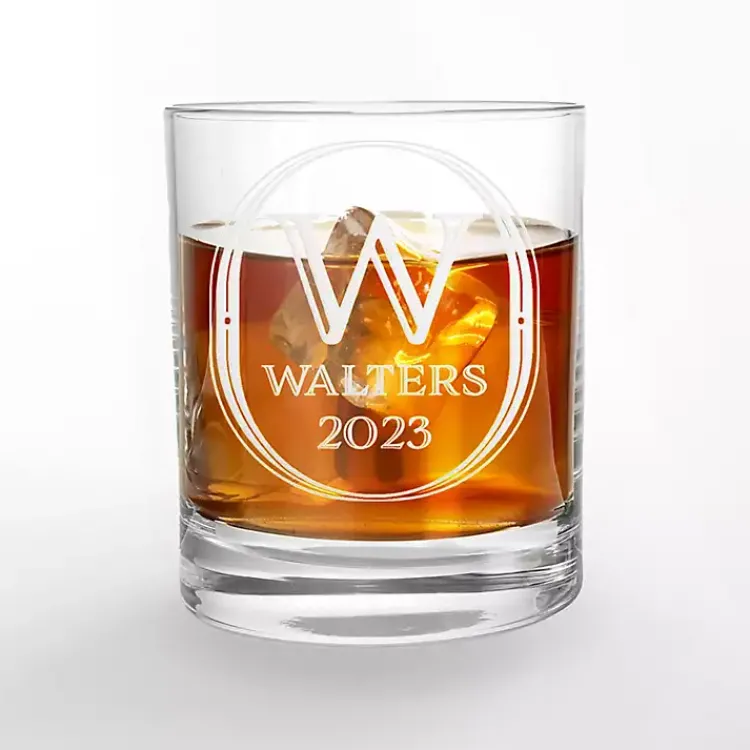 Kirklands Home Glassware & Drinkware|Personalized Art Deco Whiskey Glasses, Set of 2