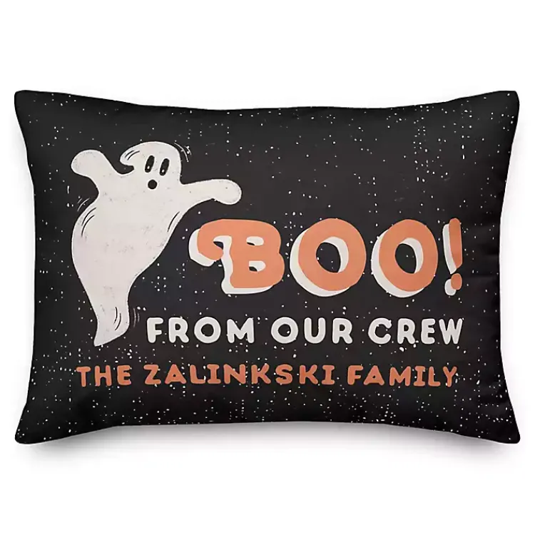 Best Personalized Boo From Our Crew Pillow Halloween