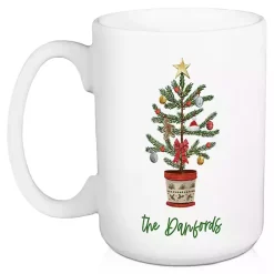Online Personalized Christmas Tree Mugs, Set of 2 Christmas Dining & Entertaining