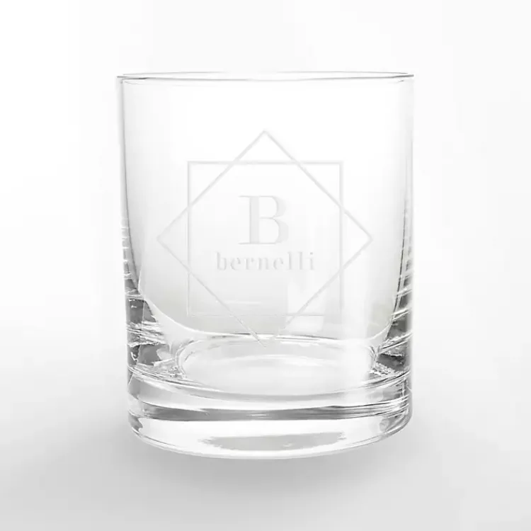 Kirklands Home Glassware & Drinkware|Personalized Diamond Whiskey Glasses, Set of 2
