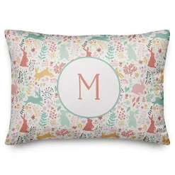 Clearance Personalized Easter Bunny Pattern Outdoor Pillow Easter Decorations