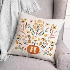 Online Personalized Fall Floral Indoor/Outdoor Pillow Fall