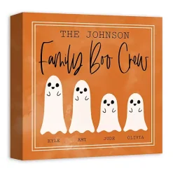 New Personalized Family Boo Crew Halloween Wall Art Halloween