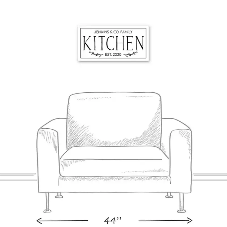 Kirklands Home Wall Quotes & Signs|Personalized Family Kitchen Co. Canvas Wall Plaque