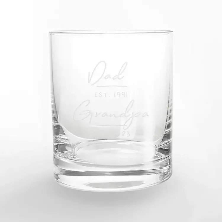 Kirklands Home Glassware & Drinkware|Personalized Fathers Day Whiskey Glasses, Set of 2