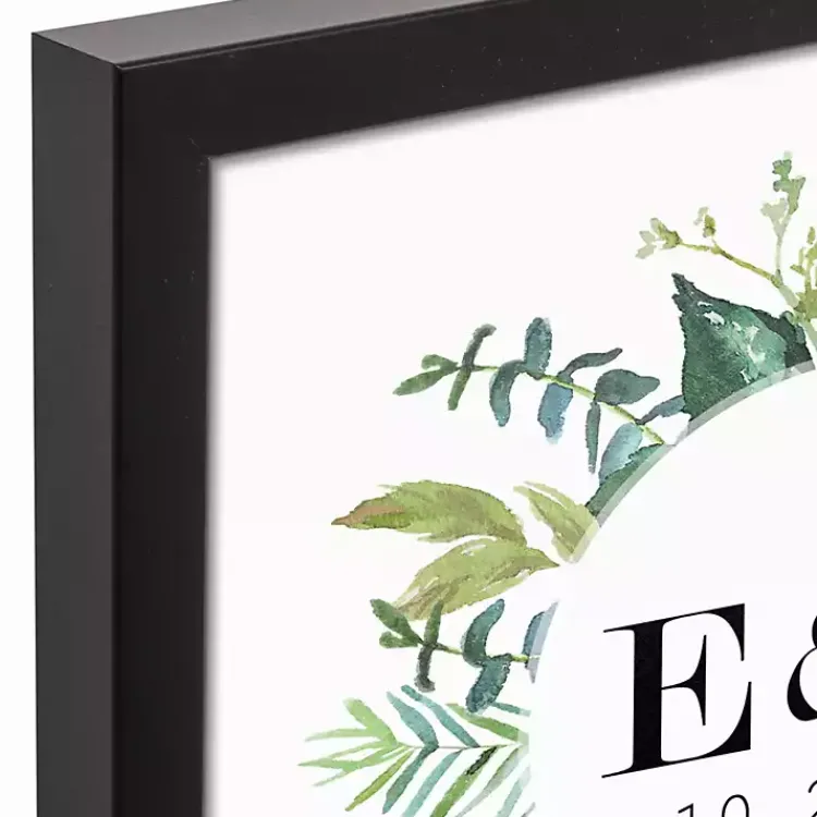 Kirklands Home Wall Quotes & Signs|Personalized Framed Monogram Leaves Wall Plaque