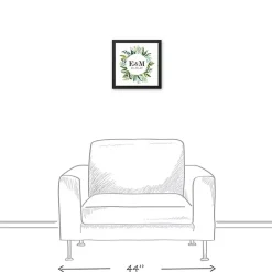 Kirklands Home Wall Quotes & Signs|Personalized Framed Monogram Leaves Wall Plaque