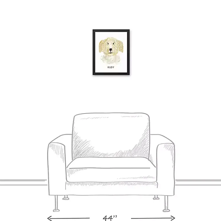 Kirklands Home Wall Quotes & Signs|Personalized Golden Doodle Canvas Wall Plaque