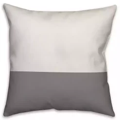 Kirklands Home Outdoor Cushions & Pillows|Personalized Gray and White Our Home Pillow