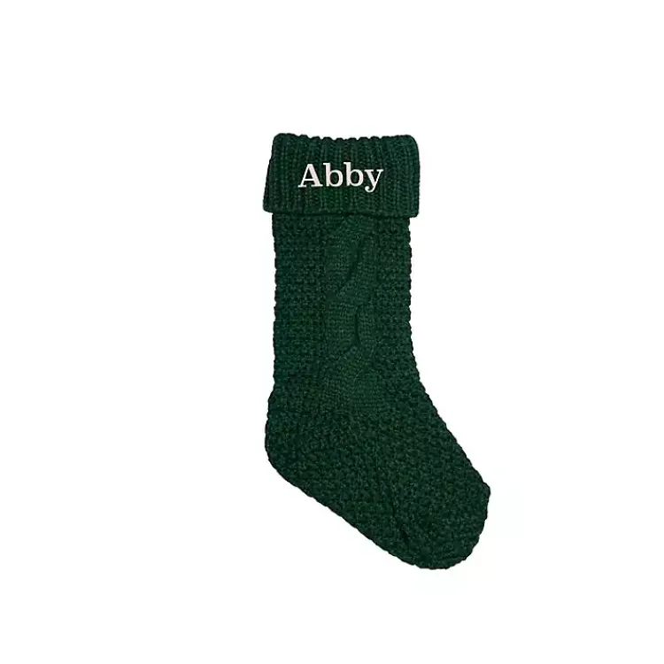 Discount Personalized Serif Embroidered Stocking Christmas Stockings & Stocking Holders