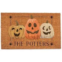 Outlet Personalized Jack-O-Lantern Halloween Doormat Halloween