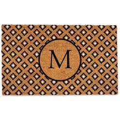 Kirklands Home Doormats|Personalized Monogram Diamond Doormat