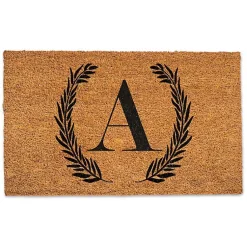 Kirklands Home Doormats|Personalized Monogram Laurel Doormat