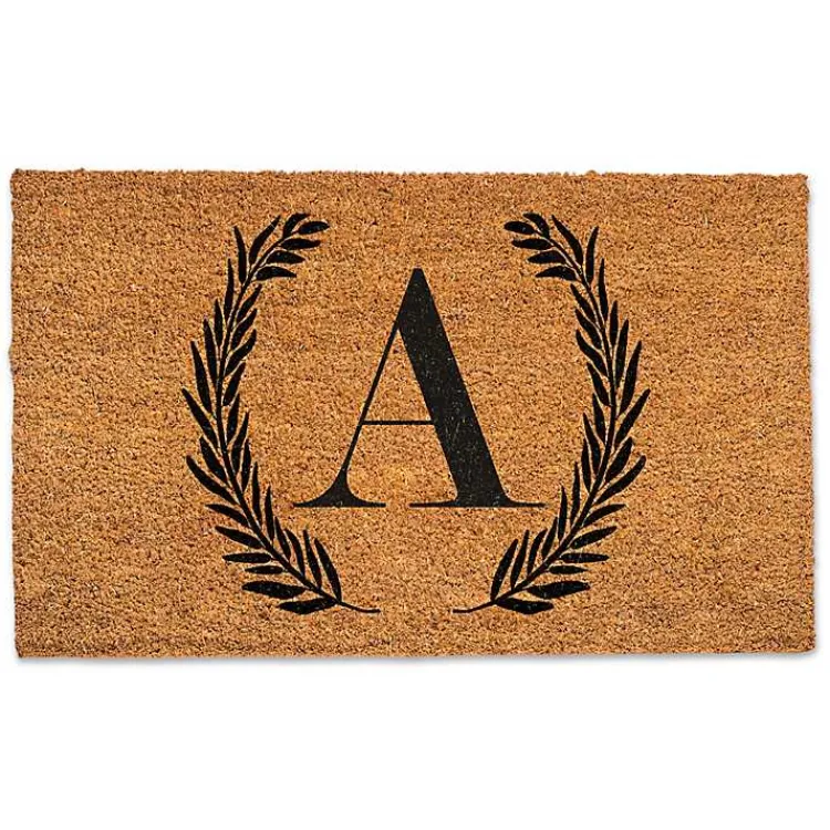 Kirklands Home Doormats|Personalized Monogram Laurel Doormat