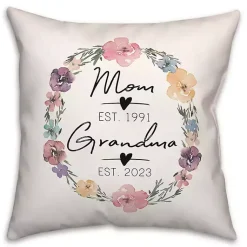Kirklands Home Outdoor Cushions & Pillows|Personalized Mother's Day Dates Outdoor Pillow