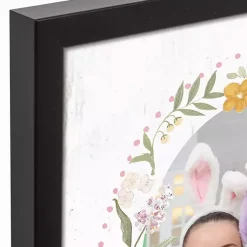 Hot Personalized Photo Floral Wreath Canvas Print Easter Decorations