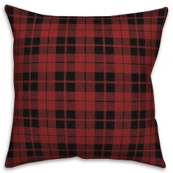 Sale Personalized Plaid Antlers Monogram Pillow Monogram Seasonal Decor