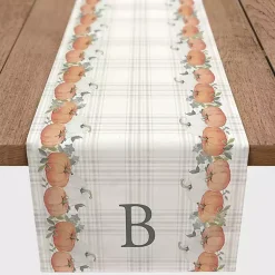 Kirklands Home Table Linens|Personalized Plaid Monogram Table Runner, 72 in.