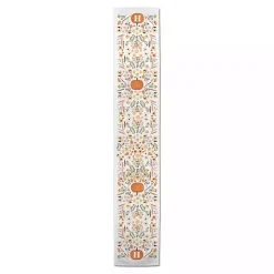 Personalized Pumpkin Floral Table Runner, 90 in. Fall
