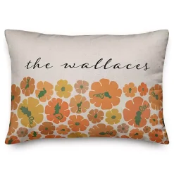 New Personalized Pumpkins Indoor/Outdoor Pillow Fall