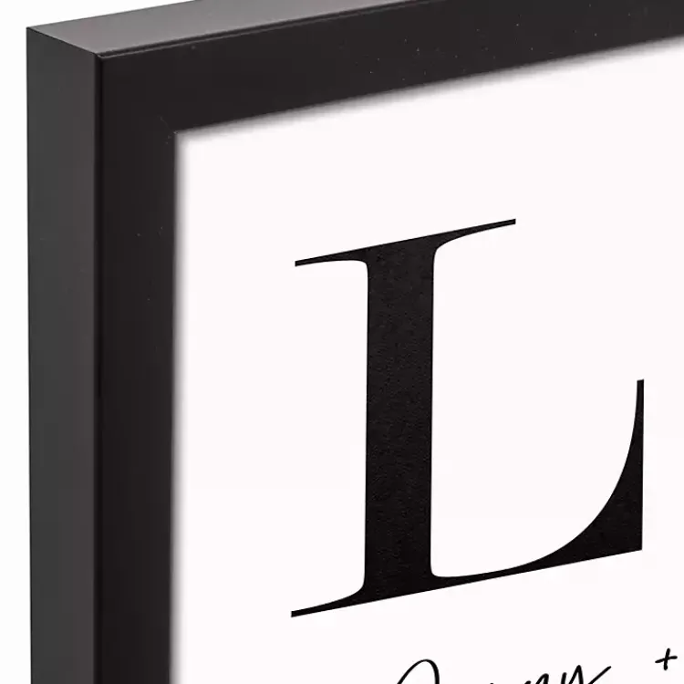 Kirklands Home Wall Quotes & Signs|Personalized Simple Love Framed Canvas Wall Plaque