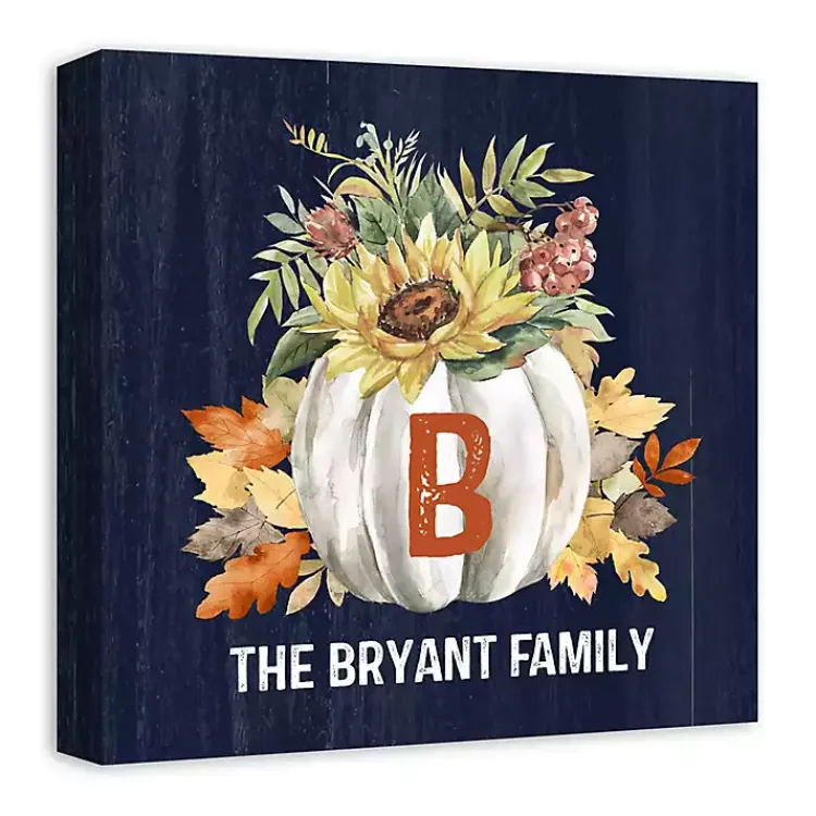 Sale Personalized Sunflower Harvest Canvas Art Fall