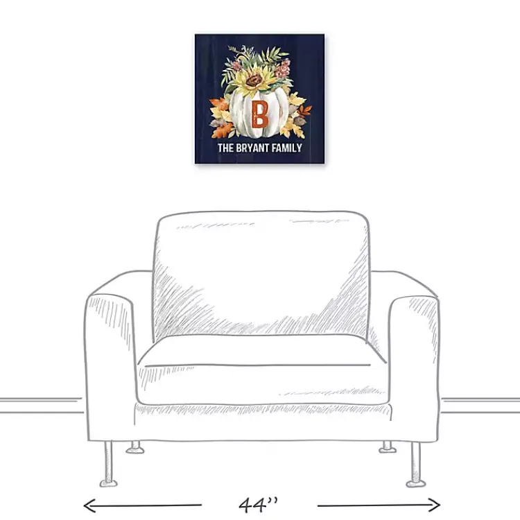 Sale Personalized Sunflower Harvest Canvas Art Fall