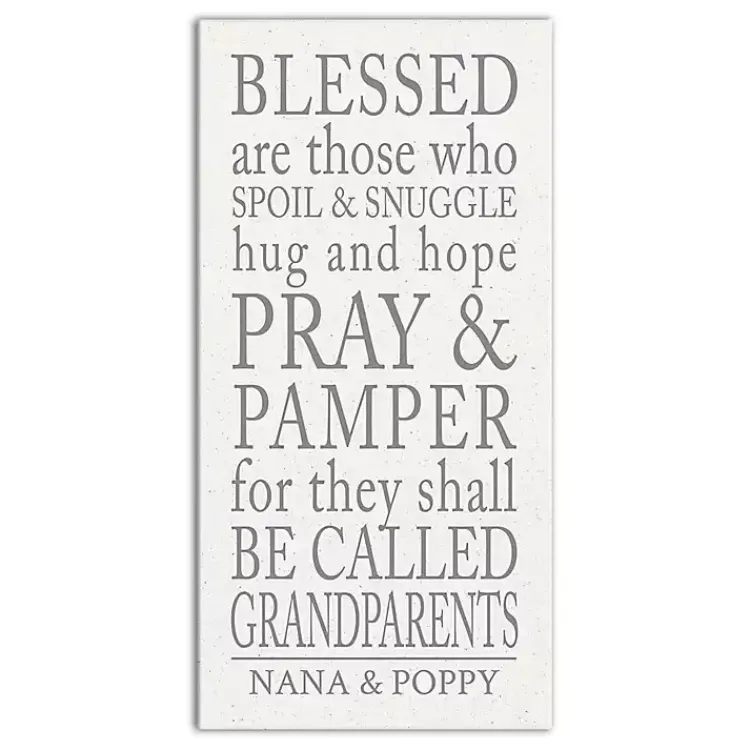 Kirklands Home Wall Quotes & Signs|Personalized Those Grandparents Canvas Wall Plaque