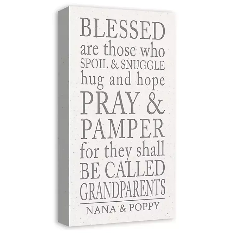 Kirklands Home Wall Quotes & Signs|Personalized Those Grandparents Canvas Wall Plaque