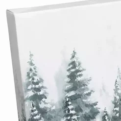 Sale Personalized Winter Tree Landscape Canvas Print Christmas Art & Wall Decor