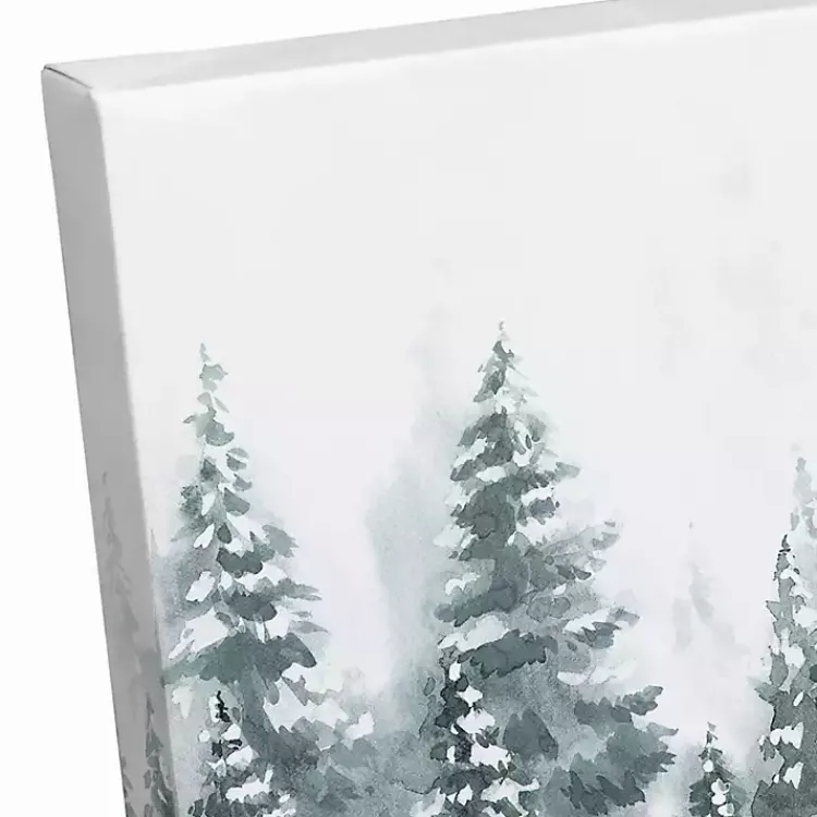 Sale Personalized Winter Tree Landscape Canvas Print Christmas Art & Wall Decor
