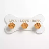 Kirklands Home Hooks|Pet Paw Print Wooden Wall Hooks