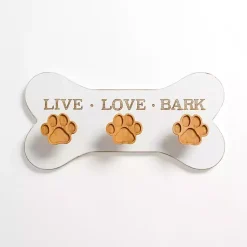 Kirklands Home Hooks|Pet Paw Print Wooden Wall Hooks