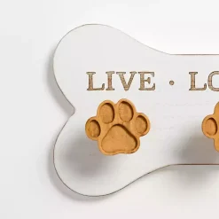 Kirklands Home Hooks|Pet Paw Print Wooden Wall Hooks