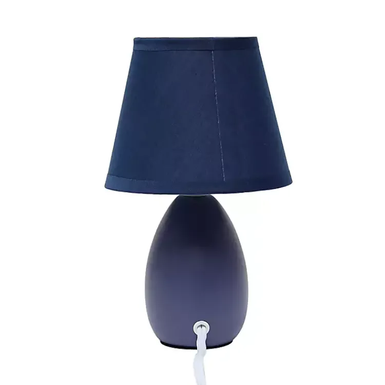 Kirklands Home Table Lamps|Petite Oblong Table Lamps, Set of 2 Blue