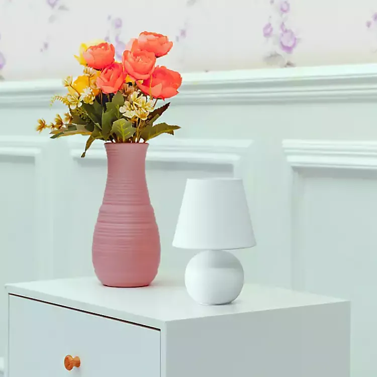 Kirklands Home Table Lamps|Petite Off Orb Ceramic Table Lamp White