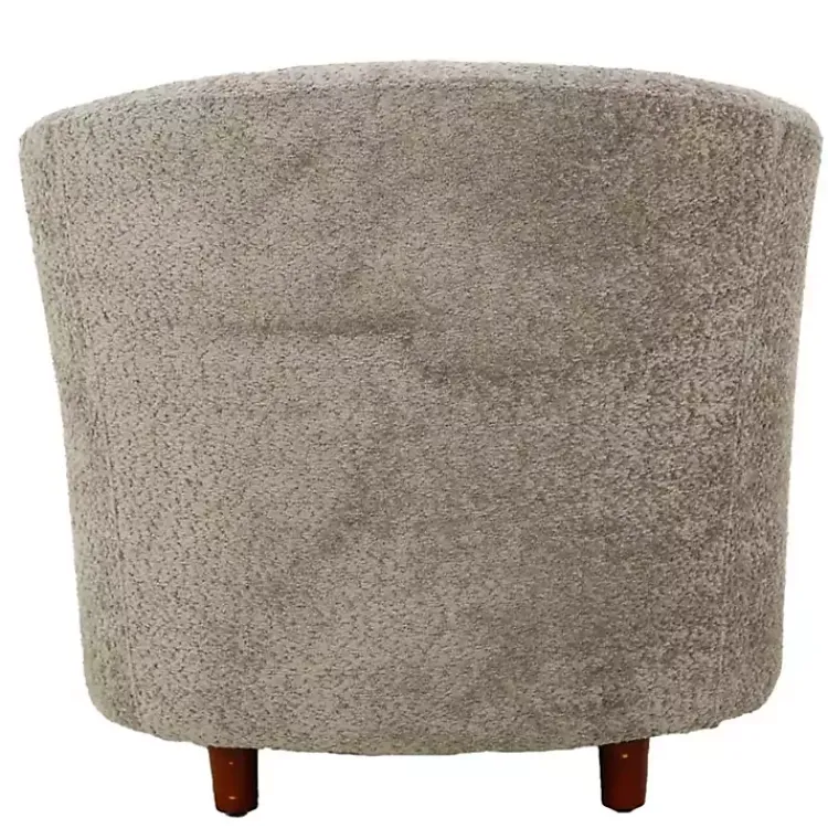 Kirklands Home Accent Chairs|Pewter Boucle Parker Club Chair Gray